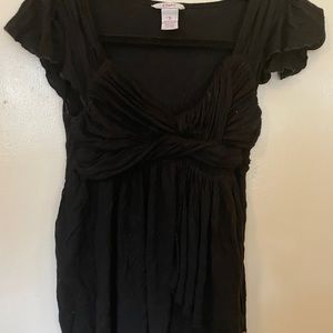 Black flowy Candie’s top